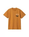 T-Shirts Carhartt Wip Carhartt Wip S/S Happy Script Cotton Ochre I031023.0W1 - Carhartt WIP à 45,00 € chez Hype