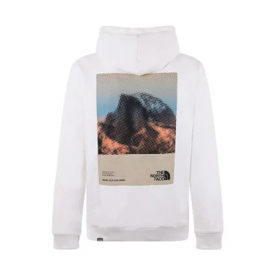 Sweats The North Face The North Face M D2 Graphic Hoodie - GARDENIA WHITE NF0A83FON3N1 - The North Face à 95,00 € chez Hype