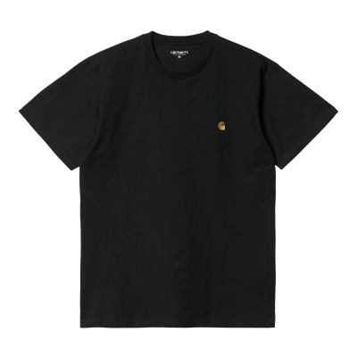 T-Shirts Carhartt Wip  Carhartt Wip Chase Tshirt Cotton Black Gold I026391.00F - Carhartt WIP  à  39,00 € chez Hype