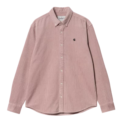 Hype  Carhartt Wip L/S Madison Cord Shirt Glassy Pink I029958_1R5 - Carhartt WIP  à  89,00 € chez Hype