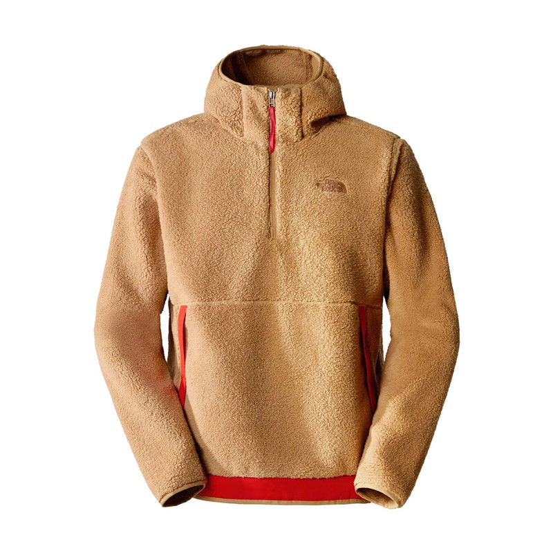 Blousons  The North Face Campshire Fleece Hoodie marron clair rouge NF0A84HXOR7 - The North Face  à  170,00 € chez Hype