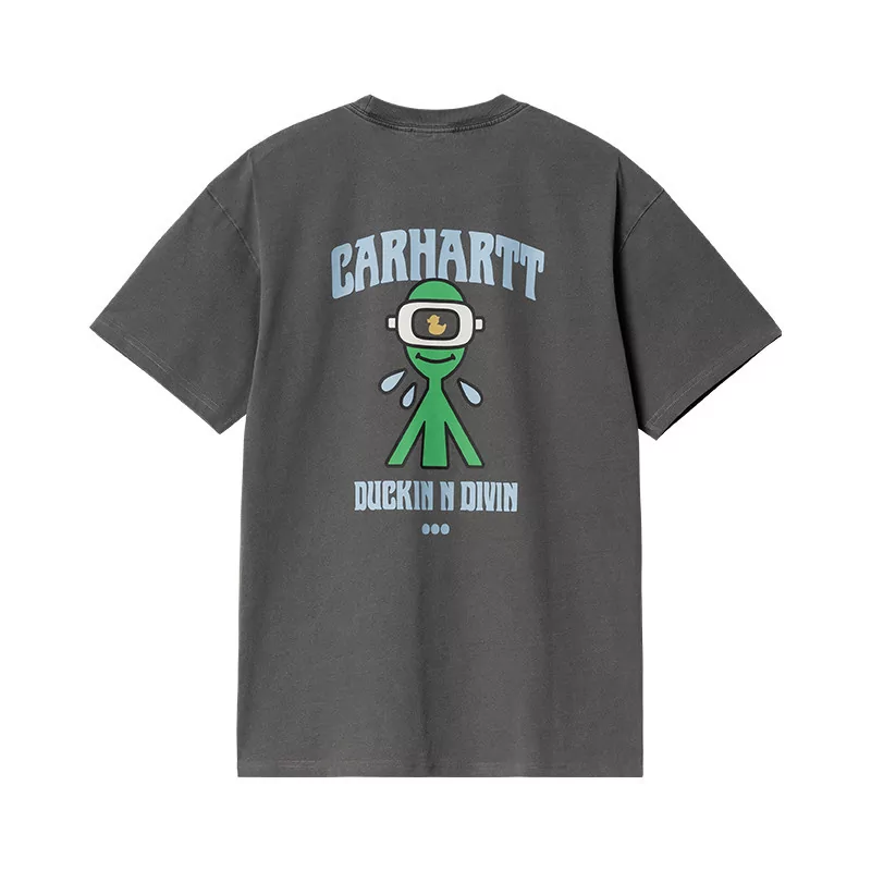 T-Shirts  Carhartt WIP S/S Duckin T-Shirt pour homme garment dye I033171_89 - Carhartt WIP  à  49,00 € chez Hype