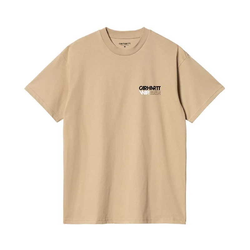 Carhartt WIP S/S Contact Sheet T-Shirt pour homme Sable I033178_1YA 