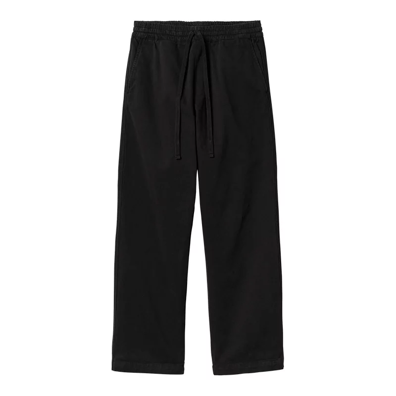 Acheter Carhartt Wip Floyde Pant 98/2 % Cotton/Lycra© Black garment dyed - Hype Shop en ligne Sneakers & Streetwear